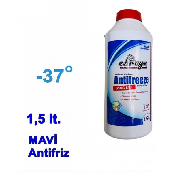 ANTIFIRIZ 1,5 LT -37 DERECE MAVI