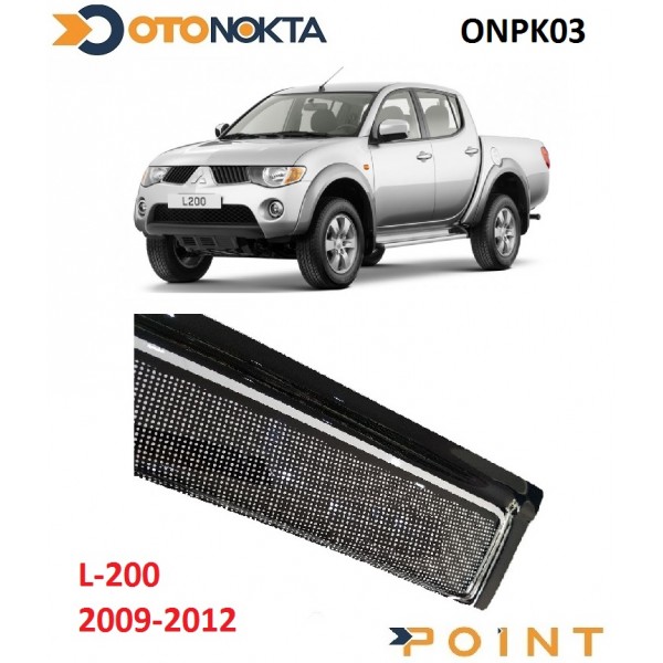 CAM RUZGARLIGI BENEKLI SIYAH L200 2009-2013