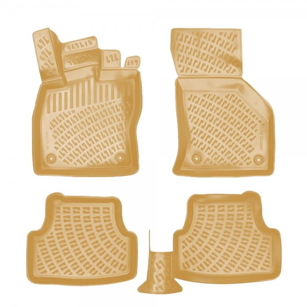 Seat Ateca 2016 Sonrası Havuzlu Paspas Bej